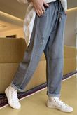 Anine Soft Touch Zip Jogger Washed Grey